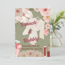 Invitation de Brunch nuptial