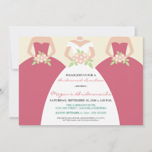Invitation de brunch nuptiale (blush)