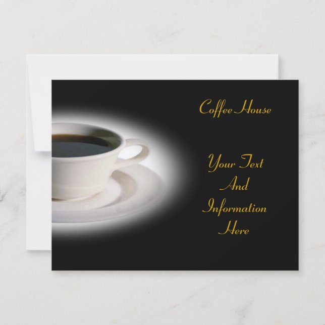 Invitation de café (Devant)