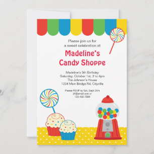Invitation de Candy Shoppe