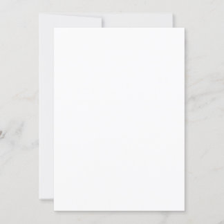 Invitation de carte plat de 5 po x 7 po