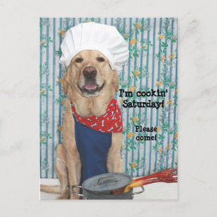 Invitation de carte postale BBQ personnalisable