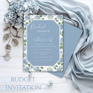 Invitation de carton de douche de mariage floral d