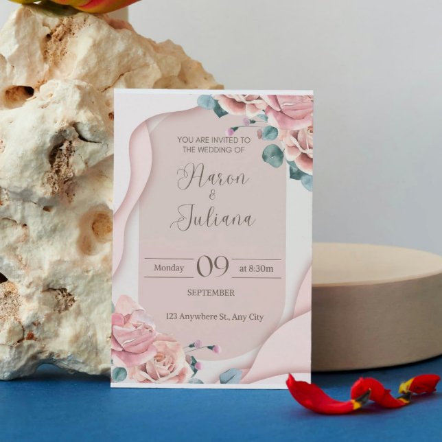 Invitation de célébration de mariage - Elégant Kee (Créateur téléchargé)