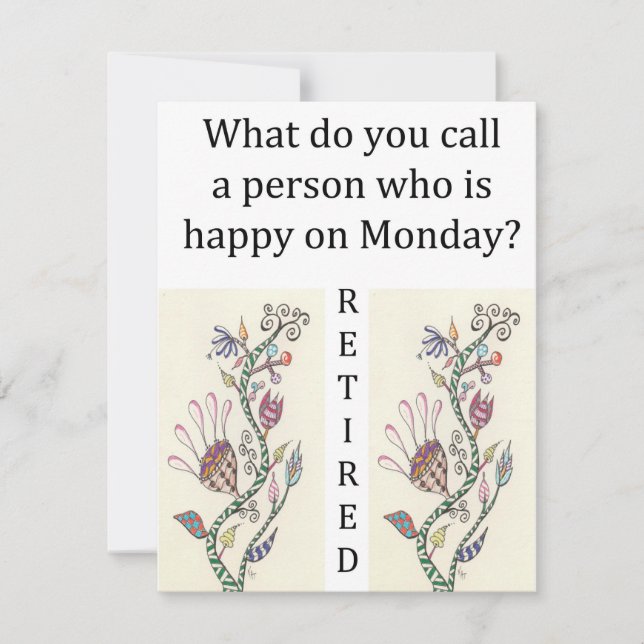 Invitation de célébration de retraite (Devant)