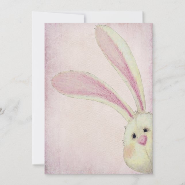 Invitation de chasse aux oeufs de Pâques (Devant)