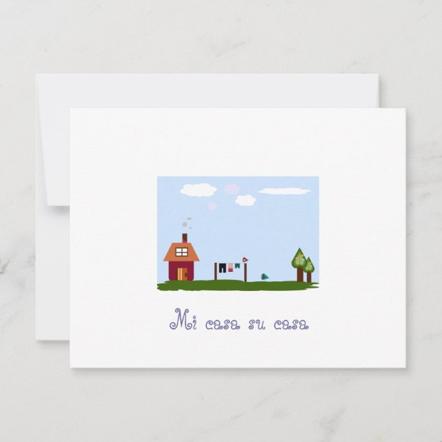 Invitation de chauffage de maison de maison du su (Devant)