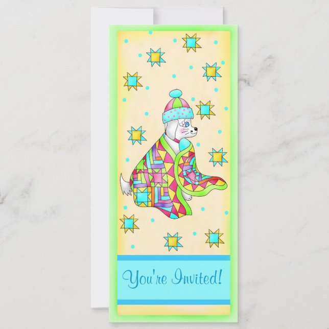 Invitation de chien de garde de surface personnali (Devant)