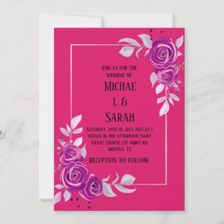 Invitation de Clipart Florale Rose Ethereal Dusty