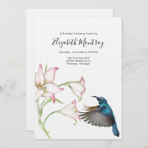 Invitation de colibri