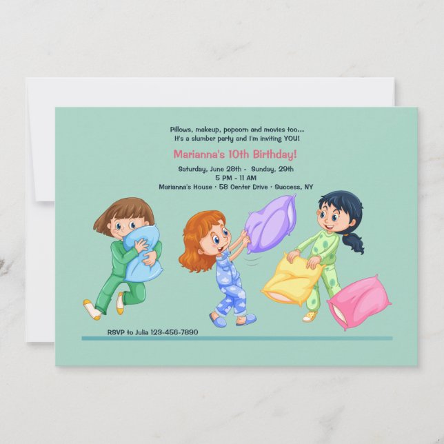 Invitation de combat Coussin (Devant)