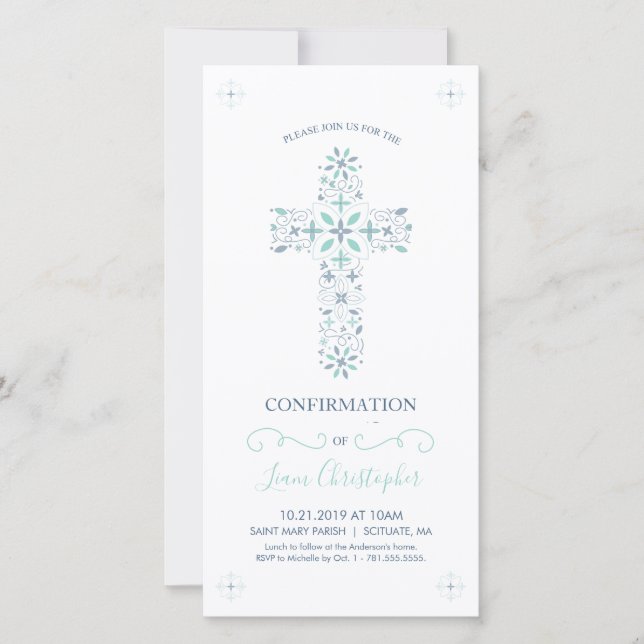 Invitation de confirmation - Invitation personnali (Devant)