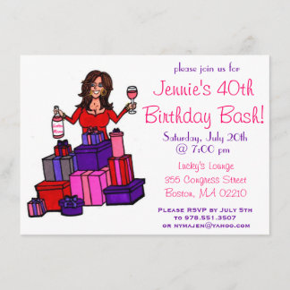 Invitation de coup d'anniversaire