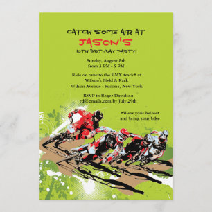 Invitation de coureurs de BMX