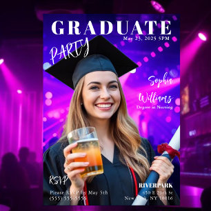 Invitation de couverture du magazine Graduate