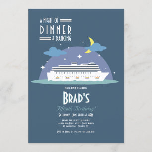 Invitation de croisière de nuit