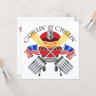 Invitation de cuisine de la police Grillin et Chil