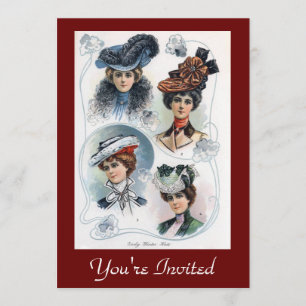Invitation de dames en Casquette