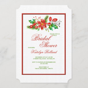 Invitation de décoration de Noël
