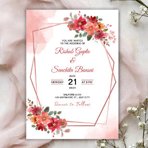 Invitation de désherbage floral esthétique personn