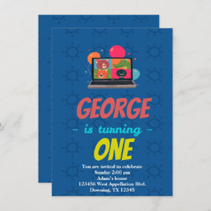 Invitation de dessin sur mesure pour l'école en li