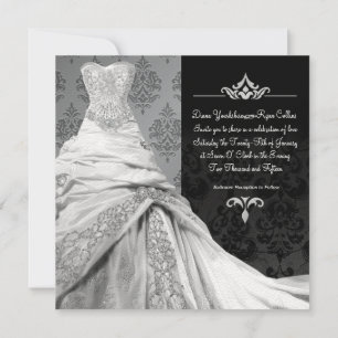 Invitation de destination Cravate noire