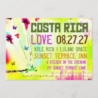 Invitation de destination du COSTA RICA