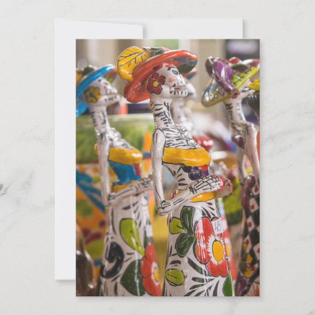 Invitation de Dia de los Muertos (Jour des morts) (Devant)