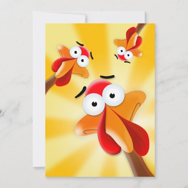 Invitation de dîner de jour de la Turquie de (Devant)