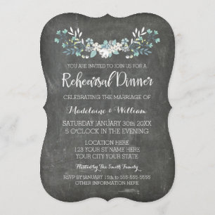 Invitation de dîner de répétition de ressort de