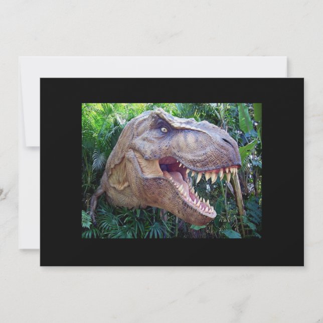 Invitation de Dinosaur (Devant)