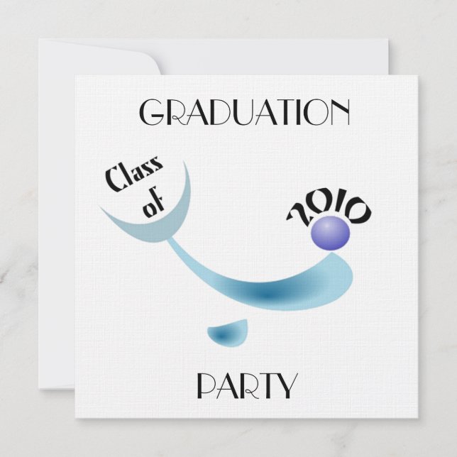 Invitation de diplômes ~ Classe 2010 (Devant)