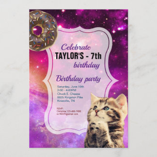 Invitation de Donut Cat Galaxy