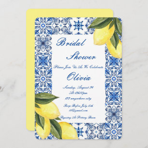 INVITATION DE DOUCHE BRIDAL LIMONCELLO