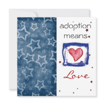 Invitation de douche d'adoption
