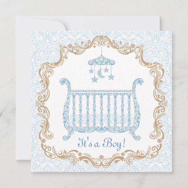Invitation de douche de bébé (Devant)