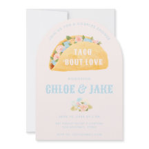 Invitation de douche de couple Taco 'Bout Love