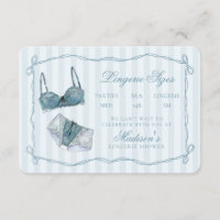 Invitation de douche de lingerie quelque chose de