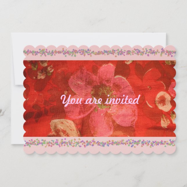 Invitation de douche de mariage (Devant)