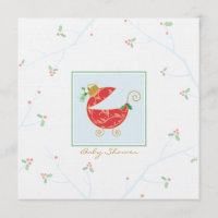 Invitation de douche de voiture d'enfant d'ampoule