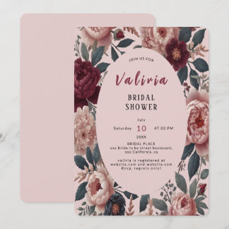 Invitation de douche nuptiale