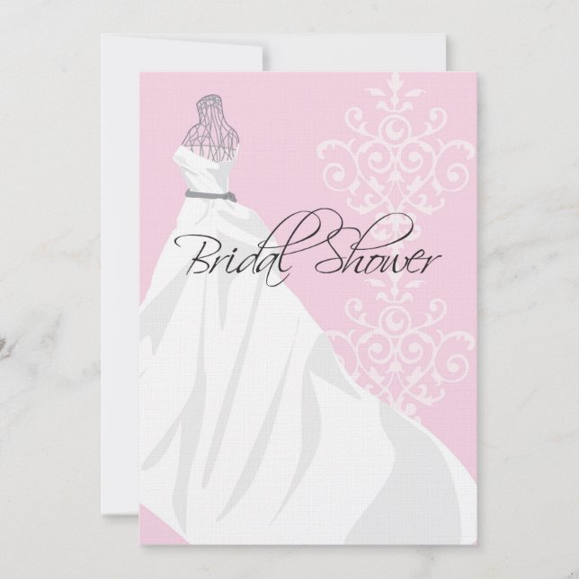 Invitation de douche nuptiale (Devant)