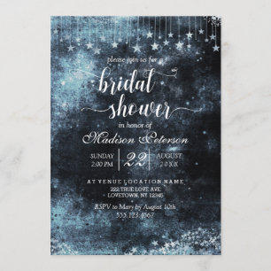 Invitation de douche nuptiale Star Struck