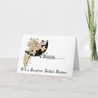 Invitation de douche nuptiale - Surprise!