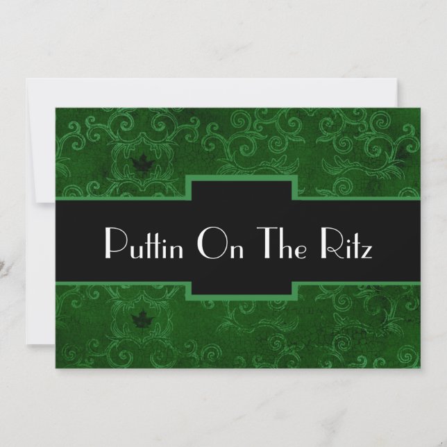 Invitation de fête amusante (Devant)