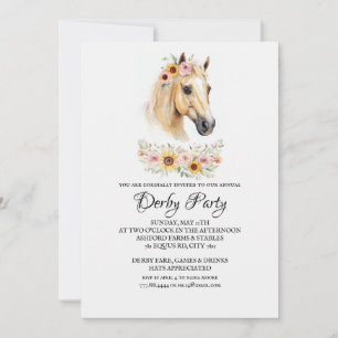 Invitation de fête Boho aquarelle pour le Kentucky