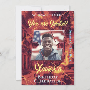 Invitation de fête d'anniversaire