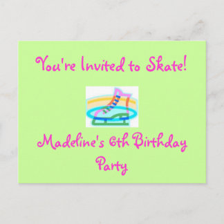 Invitation de fête d'anniversaire