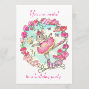 Invitation de fête d'anniversaire