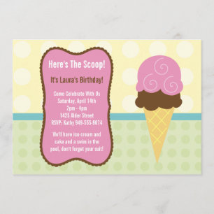 Invitation de fête d'anniversaire